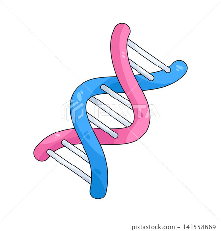 Illustration of dna double helix Illustration of dna double helix 141558669