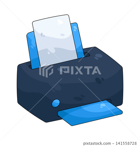 Illustration of printer 141558728