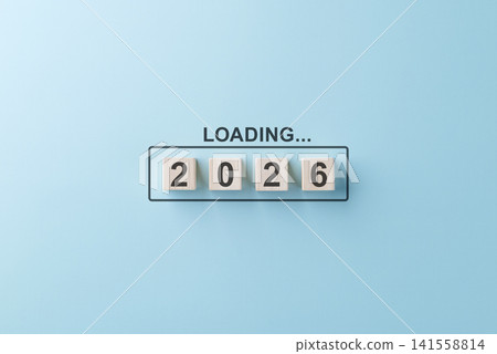 Loading 2026 New Year Progress Concept. Wooden blocks 2026 with the word Loading transition, planning, and preparation for 2026. business strategy, goal setting, new beginnings, future challenges, Loading 2026 New Year Progress Concept. Wooden blocks 2026 with the word Loading transition, planning, and preparation for 2026. business strategy, goal setting, new beginnings, future challenges, 141558814