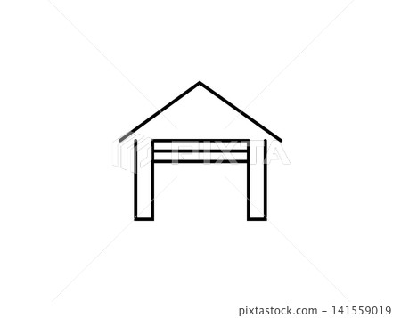 Simple house or home icon Simple house or home icon 141559019