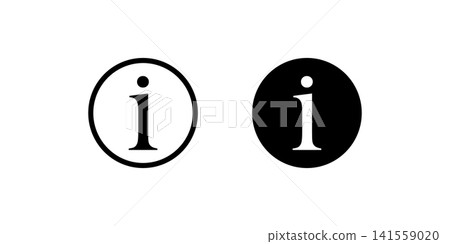 Simple Information ico. Info icon vector 141559020