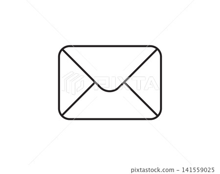 Single envelope mail icon for business card, ui, ux and flyer design 141559025
