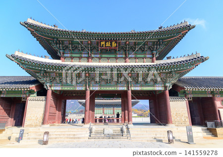 首爾景福宮的美景 首爾景福宮的美景 141559278