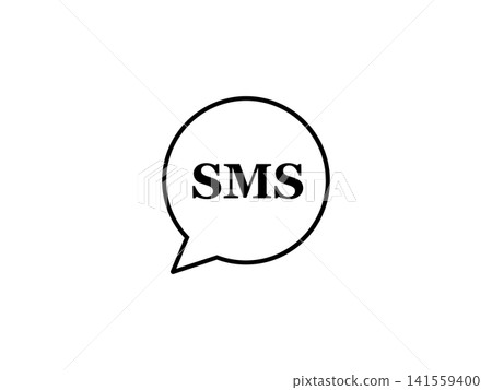 Text Message Icon. SMS icon with line style Text Message Icon. SMS icon with line style 141559400