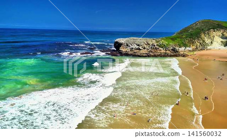 Experience the Stunning Coastal Landscape featuring Turquoise Waters and Remarkable Rocks Experience the Stunning Coastal Landscape featuring Turquoise Waters and Remarkable Rocks 141560032