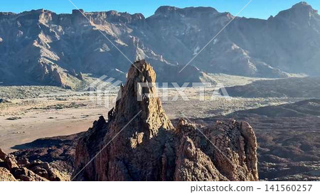 A Breathtaking Mountain Landscape Featuring a Dramatic and Captivating Rock Formation A Breathtaking Mountain Landscape Featuring a Dramatic and Captivating Rock Formation 141560257