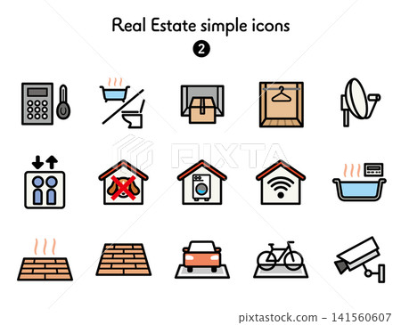 Simple Icon Collection: Real Estate 2 Simple Icon Collection: Real Estate 2 141560607