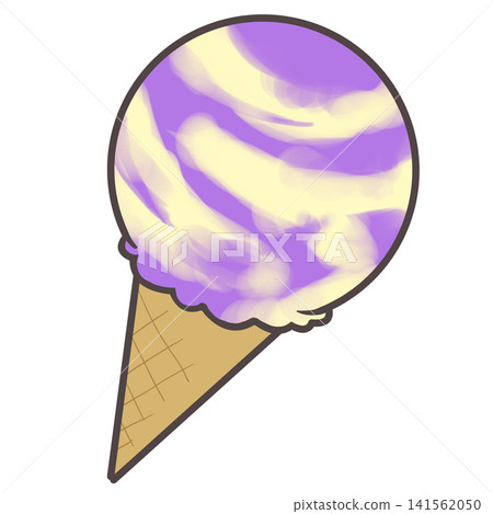 Purple marble ice cream Purple marble ice cream 141562050
