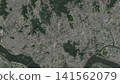 Top-down aerial illustration of Seoul, South Korea 141562079