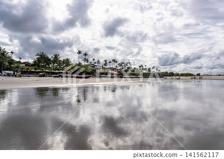 Jericoacoara, Brazil - Jan 26, 2026: Jericoacoara Beach, Praia de Jericoacoara at Jijoca de Jericoacoara, Ceara, Brazil Jericoacoara, Brazil - Jan 26, 2026: Jericoacoara Beach, Praia de Jericoacoara at Jijoca de Jericoacoara, Ceara, Brazil 141562117