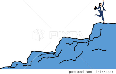 實現目標的路線圖插圖 實現目標的路線圖插圖 141562223