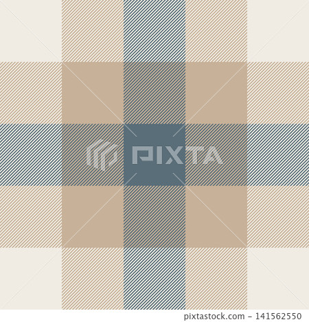 Stationary plaid seamless vector, crease fabric textile check. Couch texture background pattern tartan in pastel and white colors. Stationary plaid seamless vector, crease fabric textile check. Couch texture background pattern tartan in pastel and white colors. 141562550