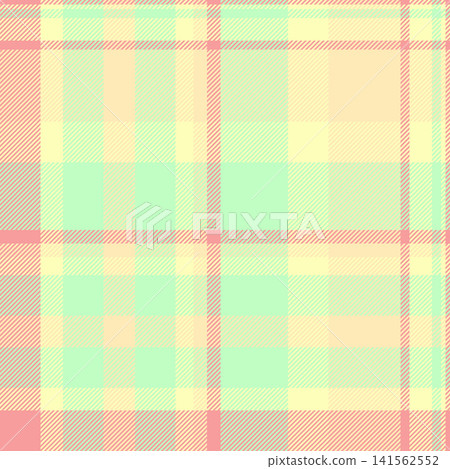 Masculine seamless plaid textile, fuzzy texture vector check. Stylish pattern fabric background tartan in light and red colors. Masculine seamless plaid textile, fuzzy texture vector check. Stylish pattern fabric background tartan in light and red colors. 141562552