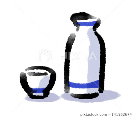 水墨畫風格 / 居酒屋 / 清酒瓶 / 德利 / 清酒 / 插畫素材 / PNG素材 水墨畫風格 / 居酒屋 / 清酒瓶 / 德利 / 清酒 / 插畫素材 / PNG素材 141562674