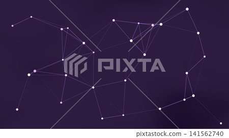 The Plexus AI network glows purple. 141562740