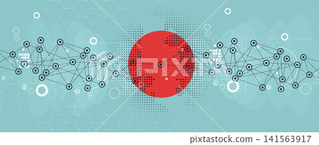Abstract digital visualization information networks technology background Abstract digital visualization information networks technology background 141563917
