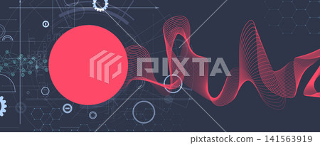 Abstract digital visualization information networks technology background Abstract digital visualization information networks technology background 141563919