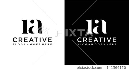 RA or AR initial letter logo design vector template RA or AR initial letter logo design vector template 141564150