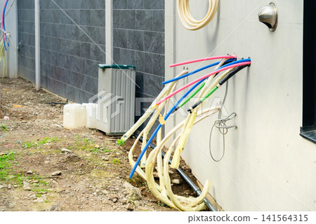 Residential plumbing work, water supply and hot water supply Residential plumbing work, water supply and hot water supply 141564315