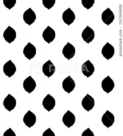 Vector seamless pattern of coconut silhouette Vector seamless pattern of coconut silhouette 141564606