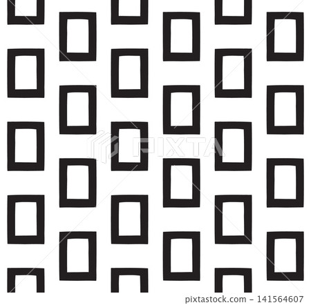 Vector seamless pattern of hand drawn square Vector seamless pattern of hand drawn square 141564607