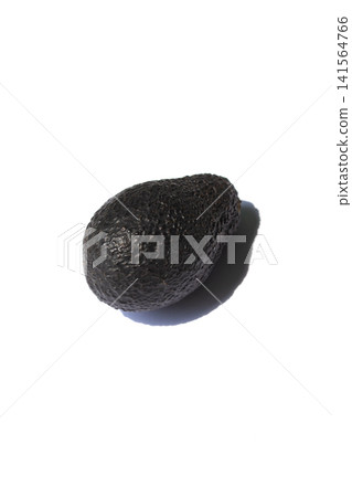 It is a ripe avocado placed on a white background. It is a ripe avocado placed on a white background. 141564766