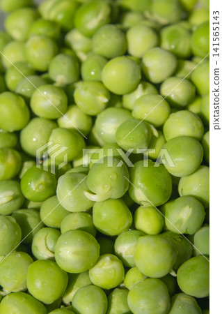 It is a close-up of fresh peas. It is a close-up of fresh peas. 141565143