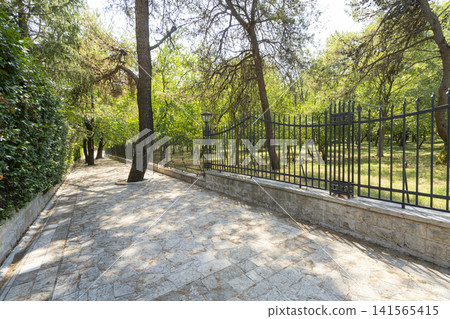Petrovic Park in Podgorica, Montenegro Petrovic Park in Podgorica, Montenegro 141565415