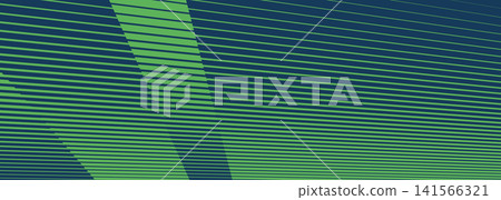 Abstract modern sports background banner design with diagonal halftone blue and green lines. Abstract modern sports background banner design with diagonal halftone blue and green lines. 141566321