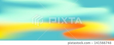 Vibrant abstract background with holographic gradient. Blue, orange and yellow liquid gradation creative banner. Blurred soft blend color minimalist Vibrant abstract background with holographic gradient. Blue, orange and yellow liquid gradation creative banner. Blurred soft blend color minimalist 141566748