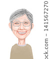 Laughing grandmother 141567270