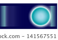 Luminous sphere futuristic background (navy x cyan) vector material | Transparent background 141567551