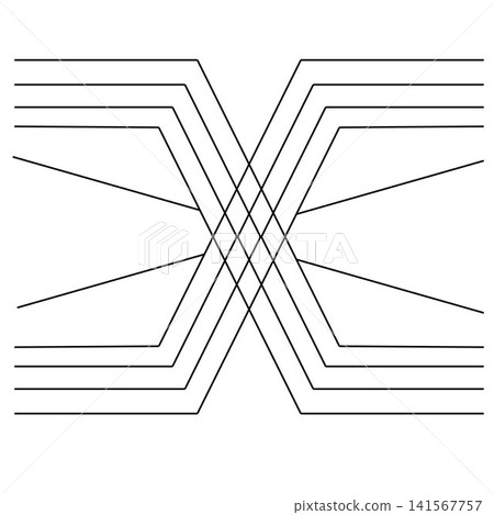 whaite backround and black lines illustation whaite backround and black lines illustation 141567757