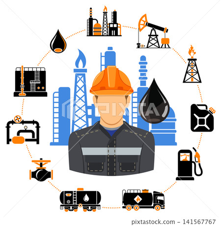 Oil Industry Concept Oil Industry Concept 141567767