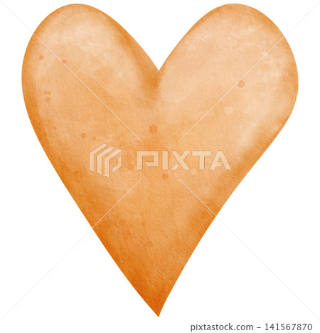 Watercolor Halloween Orange Heart Clipart Illustration for Spooky Party Decor, Kids Halloween Invitation, Scrapbooking, Sticker Design, Card Making, and Festive Seasonal Crafts Watercolor Halloween Orange Heart Clipart Illustration for Spooky Party Decor, Kids Halloween Invitation, Scrapbooking, Sticker Design, Card Making, and Festive Seasonal Crafts 141567870