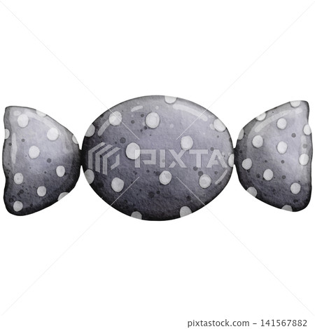 Watercolor Halloween Polka Dot Candy Clipart Illustration for Spooky Party Decor, Trick or Treat Invitation, Scrapbooking, Sticker Design, and Festive Crafts Watercolor Halloween Polka Dot Candy Clipart Illustration for Spooky Party Decor, Trick or Treat Invitation, Scrapbooking, Sticker Design, and Festive Crafts 141567882
