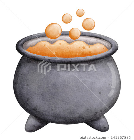 Watercolor Halloween Witch Cauldron Potion Pot Clipart Illustration for Spooky Party Decor, Magic Party Invitation, Scrapbooking, Sticker Design, and Festive Crafts Watercolor Halloween Witch Cauldron Potion Pot Clipart Illustration for Spooky Party Decor, Magic Party Invitation, Scrapbooking, Sticker Design, and Festive Crafts 141567885