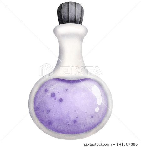 Watercolor Halloween Magic Potion Bottle Clipart Illustration for Spooky Party Decor, Witchy Party Invitation, Scrapbooking, Sticker Design, and Festive Paper Crafts Watercolor Halloween Magic Potion Bottle Clipart Illustration for Spooky Party Decor, Witchy Party Invitation, Scrapbooking, Sticker Design, and Festive Paper Crafts 141567886