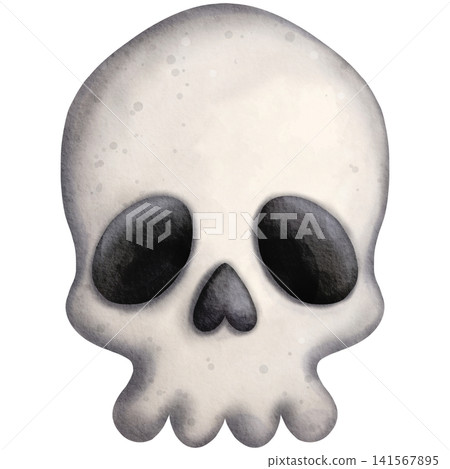 Watercolor Halloween Spooky Skull Head Clipart Illustration for Monster Party Decor, Halloween Invitation, Scrapbooking, Sticker Design, and Festive Crafts Watercolor Halloween Spooky Skull Head Clipart Illustration for Monster Party Decor, Halloween Invitation, Scrapbooking, Sticker Design, and Festive Crafts 141567895