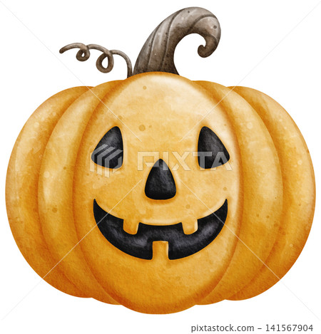 Watercolor Jack o Lantern Pumpkin Clipart Illustration for Halloween Party Decor, Spooky Autumn Invitation, Scrapbooking, Sticker Design, and Festive Crafts Watercolor Jack o Lantern Pumpkin Clipart Illustration for Halloween Party Decor, Spooky Autumn Invitation, Scrapbooking, Sticker Design, and Festive Crafts 141567904