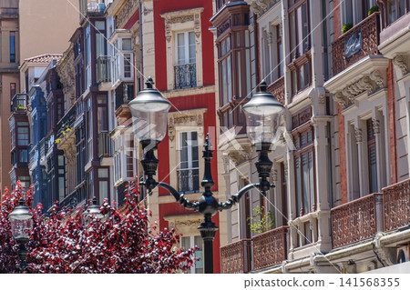 the city of Gijon in Spain the city of Gijon in Spain 141568355