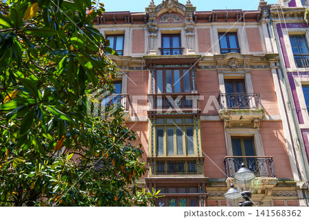 the city of Gijon in Spain the city of Gijon in Spain 141568362