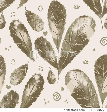 Autumn Leaves Seamless Pattern Autumn Leaves Seamless Pattern 141568827