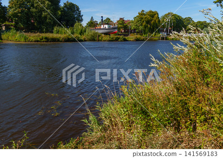 Haren and the ems river in northern germany Haren and the ems river in northern germany 141569183