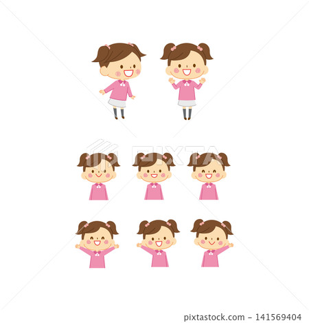 Girl expression expression 141569404