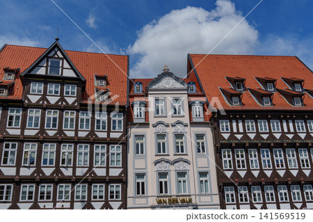 the old city of Hildesheim in germany the old city of Hildesheim in germany 141569519