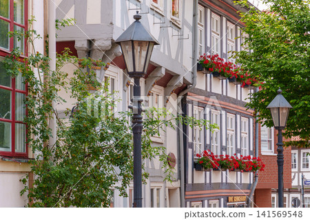the old city of Hildesheim in germany the old city of Hildesheim in germany 141569548