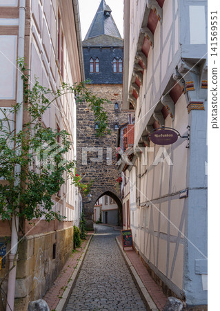 the old city of Hildesheim in germany the old city of Hildesheim in germany 141569551