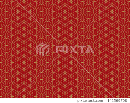 A background of crimson and counterfeit gold Flower of Life. A background of crimson and counterfeit gold Flower of Life. 141569708