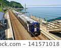 The rapid train Shu*Kura, a sightseeing train in Niigata Prefecture, will stop at Aomigawa Station. 141571018